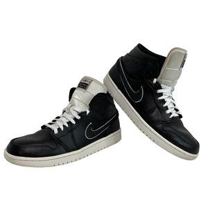 NIKE Air JORDAN 1 Mid SE Black 852542-016 Maybe I Destroyed The Game Mens Size 9